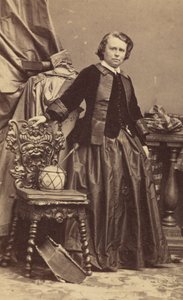 Rosa Bonheur door Andre Adolphe Eugene Disderi
